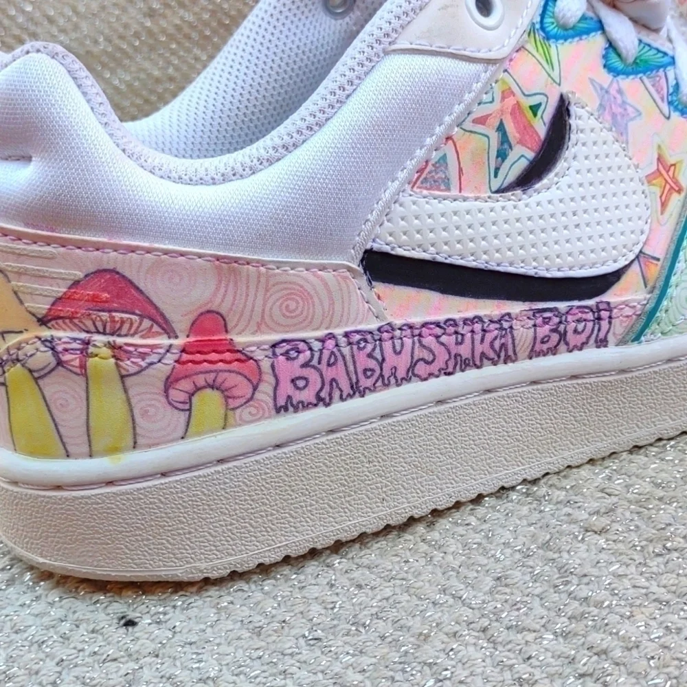 Nike Priority Low Custom 2015 Sz 8 Sneakers 641894-111